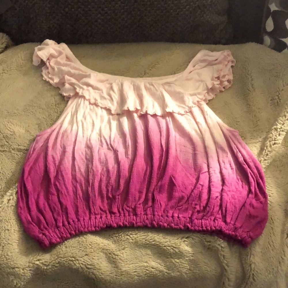 NWT Free People Off the Shoulder Crop Top, size Medium